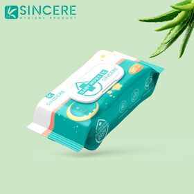 Ultraweiche Spunlace-Vliestücher für Babys, angereichert mit Vitamin E für eine sanfte Reinigung, ISO-zertifiziert