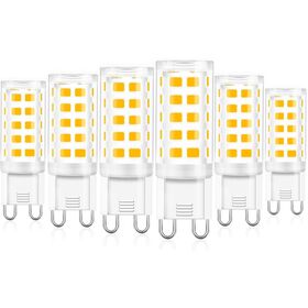 Ampoule LED G9, 3W (équivalent halogène 30W), blanc doux 2700K-6500K, culot G9 bi-pin, dimmable, angle de faisceau 360 degrés