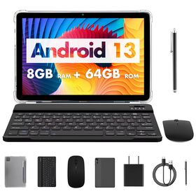 2024 Top Seller Cheap OEM 10 Inch Android 13 Tablet Android 4GB Ram 64GB Rom Octa Tablet PC With Keyboard And Mouse