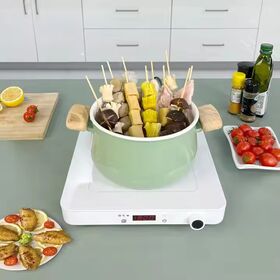 Low noise 2000W single cooktop CB CE touch screen electronic stove portable induction hob cooker