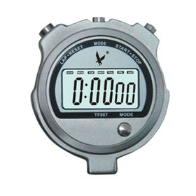 Chronomètre étanche LIGHIGH - 30 Mémoires De Tours/splits - Grand écran, Simple D'utilisation - Pour Sport, Natation, Course - IPX7