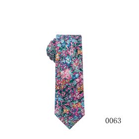 Dasi Pria Microfiber Motif Bunga, Formal Bisnis, Warna Cerah, Mewah dan Berkualitas Tinggi