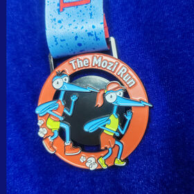 Sport medal for the Mozi Run factory cheap medal. cut ants