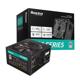 Huntkey Low Carbon Netzteil ECO650, Nennleistung 650W mit 80Plus Zertifikat - Effiziente Stromversorgung für Desktop-PCs