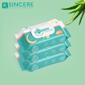 Unscented Bamboo Spunlace Wet Wipes for Newborn - Gentle Cleansing, Biodegradable, and Pediatrician-Approved for Daily Hygiene