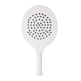 Proveedor de Palas de Pádel de Carbono, Pala de Tenis de Plataforma Blanca OEM con Superficie de Partículas