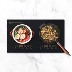 Europe standard kitchen appliance 3500W built-in 2 burners double induction cooktop with CE