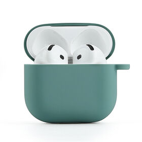 2025 Neue Silikonhülle für AirPods 4, stoßfeste Schutzhülle mit Schlüsselanhänger für Apple AirPods 4. Generation