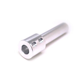Hot selling CNC machining parts, polished stainless steel shafts, metal linear shafts with internal threads