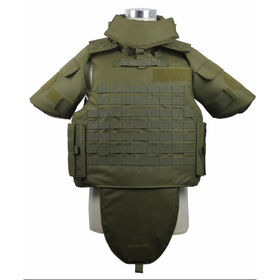 Gilet Tactique Militaire Avec Porte-plaque Et Poches MOLLE - Nylon 1000D, Ajustable (tour De Poitrine 95-140 Cm)