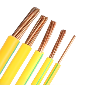 2.5mm Single Conductor Earth Wire Yellow-green Power Cable Ground Wire Electric Cable for Car Audio/Trailer/Model Train/Remote