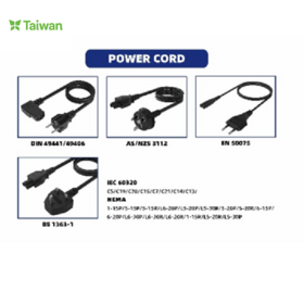 Power cord for power adapter , computer application.
