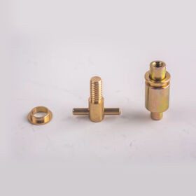 Advanced metal pool club armrest crosshead, stainless steel aluminum brass threaded insert