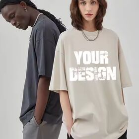 T-shirts amples et surdimensionnés de haute qualité pour hommes en gros, T-shirts à manches courtes avec logo personnalisé, T-shirt vierge épais 100 % coton