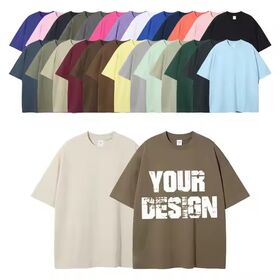 T-shirt surdimensionné avec logo personnalisé en gros pour hommes, T-shirt de haute qualité 230G, 100% coton, streetwear pour hommes