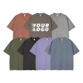 Grosir Pakaian Unisex Kualitas Tinggi Musim Panas Lengan Pendek Kaos Pria Kustom Logo Printing Desainer Oversized Kaos Pria