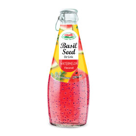 Innovative Basil Seed Drink Watermelon Juice | Bottle, 290Ml (9.81 Fl oz)
