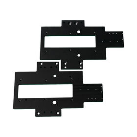Hardware parts processing services Aluminum plate with anodized black