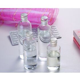 Clear juice glass Creative drink glass bottle