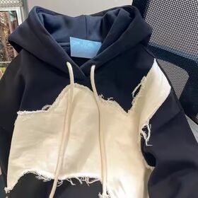 Sweat à Capuche Homme avec Logo Personnalisé, Impression Fabricant, Haute Qualité, Épaules Tombantes, Broderie Vieillie, Design