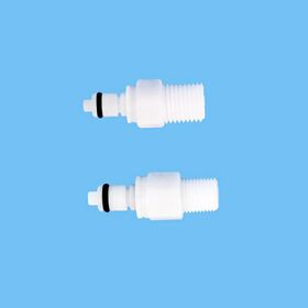 Adaptador Roscado NPT de 1/8" Inserto Macho Conector Rápido Acoplamentos de Desconexão Rápida Acessórios Roscados para Tubos de Água