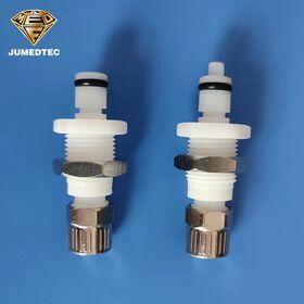 Raccord Rapide Pneumatique à Panneau avec Valve, Fabricant Plastique, 1/4" PTF, pour Tuyau d'Air, Coupleur de Déverrouillage, Raccords de Tuyauterie sans Virole