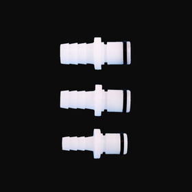 LM220 1/4" 5/16" 3/8" Raccord Rapide Droit en Plastique Sans Soupape, Insert Mâle pour Raccords de Tuyau