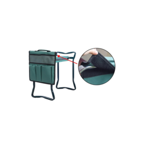 Foldable Garden Kneeler Seat Tools Bags Portable Outdoor Work Cart Storage Pouch