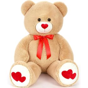 Illustration aquarelle d'ours en peluche avec coeur Saint Valentin Illustration aquarelle d'ours en peluche avec coeur Saint Valentin