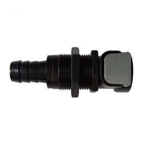 1/4" Durchflussrate Schott auf Schlauchtülle Verbinder Kunststoffadapter Buchse Karosseriemontage Schnellkupplungen