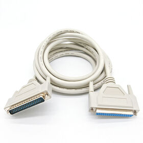 DB37 male to DB37 male and DB9 female connector cable connector cable custom d sub 37 pin shield serial 28awg