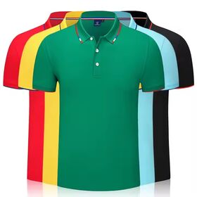 Clothing Factory Directly Supply Unisex Custom Golf Business Polo Shirt 100% Polyester Non-Pilling Men Plus Size Polo T Shirt