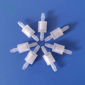 Válvula de Retención de Bola Unidireccional de Plástico OEM 1/8" 5/32" 3/16" 1/4", Material de Goma para Potencia Hidráulica, Válvula de Baja Presión para Agua, Gas y Aceite