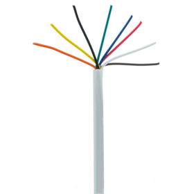 22AWG 8 Conductor Unshielded Security Alarm Wire Control Cable CCA for Fire/Sound/Security Burglar Station/Door Bell