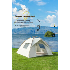 Tapis De Sol Octogonal Imperméable Pour Camping - Tissu Oxford 210D, 4.1x4.1 M, Avec Sac - 6