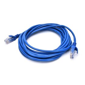 Cable de Red Ethernet Cat5e de Alta Velocidad UTP Cat5e Cobre Puro, Cable Cat 6 para Redes Domésticas y de Oficina Azul