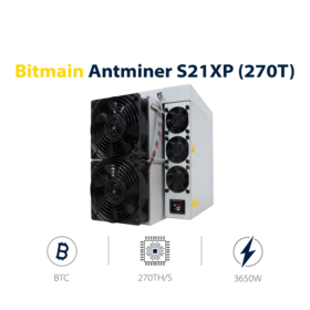 Bitmain Antminer S21XP 270T Hydro Miner Asic Miner Blockchain Miner Fabrikneu Bitcoin Mining