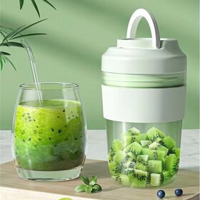 Portable Blender, USB Rechargeable Personal Size Blenders, Smoothie Blender with 4 Blades for Protein & Shakes, Mini juicer