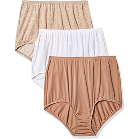 Wholesale old lady panties comfort maxi briefs loose style pk3 in different colors nylon Mommy panty briefs