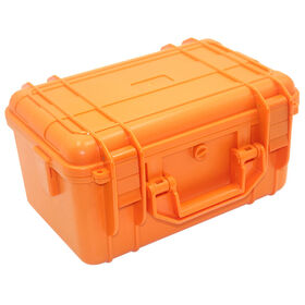 Boîte à outils d'inspection robuste, étanche et antichoc, fabriquée en plastique ABS, avec mousse prédécoupée pour équipements et appareils.