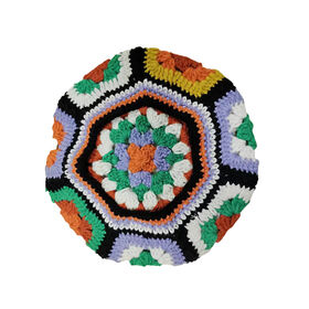 9792 4 Pieces Crochet Beret Hats For Women Soft Lightweight Knit Soft Lightweight Crochet Beret 4 Pieces Beret Hats For Women  main image 4