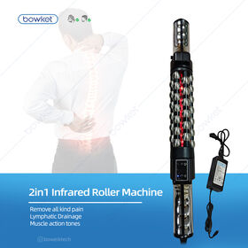 BOWKET 2-in-1 Infrarot Körperroller Schlankheits-Therapie Cellulite Gewichtsverlust Inner Ball Roller Maschine