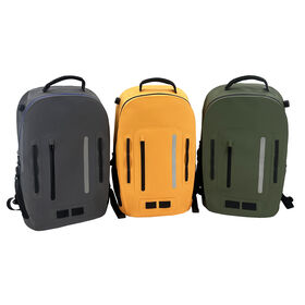 Waterproof backpack made from durable TPU leather. Perfect for hiking, camping, and extreme weather. Stay dry and adventure on