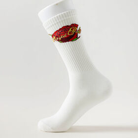 Calcetines deportivos de algodón al por mayor con logo personalizado, precio económico y alta calidad para correr