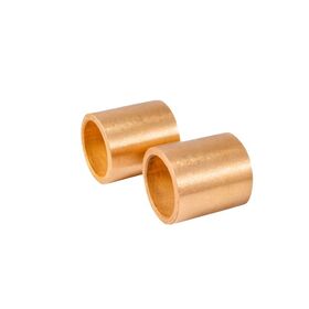 Buje de latón de bronce para motor de ventilador, contenido de cobre personalizable, tamaño personalizable