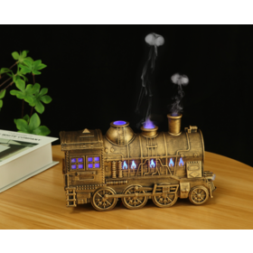 Wholesale train ultrasonic air humidifier spitting ring aromatherapy home bedroom creative essential oil aromatherapy machine