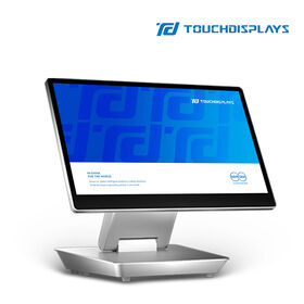 OEM 15,6-Zoll-POS-System Vollaluminiumlegierung 10-Punkt-Touch Faltbares, entspiegeltes und wasserdichtes Design