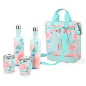 Everich ODM Bolso Térmico Aislante Personalizable, Acolchado, Portátil y Versátil para Transporte de Vino con Correa - Ideal para B2B