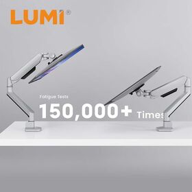 LDT86-C012 Soporte de Monitor con Brazo Mecánico de Resorte Premium 17"-40" 12kg, Montaje VESA para Pantalla de Ordenador Individual