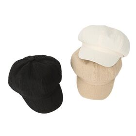 Acheter Chapeau De Peintre Printemps Automne Loisirs Journaux Chapeaux Femmes Mode Béret Chapeau Vintage Solide Casquette